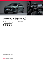 SSP 693 Audi Q3 (type FJ) - Self-Study Programme 